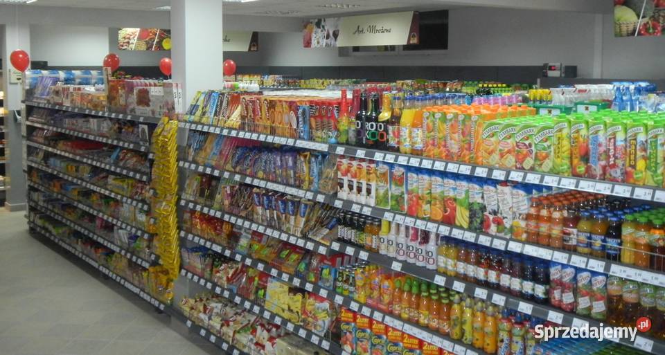 Regał środkowy sklepowy metalowy gondola grafit Ostrołęka