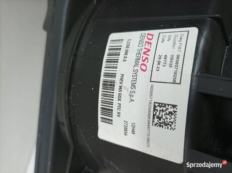 NAGRZEWNICA KOMPLETNA 00505718250 Alfa Romeo sprzedam