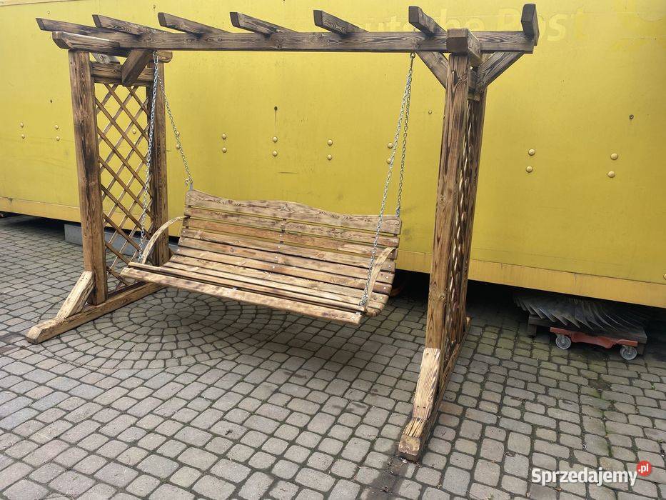 Huśtawki duże ogrodowa porządnie wykonana Iława