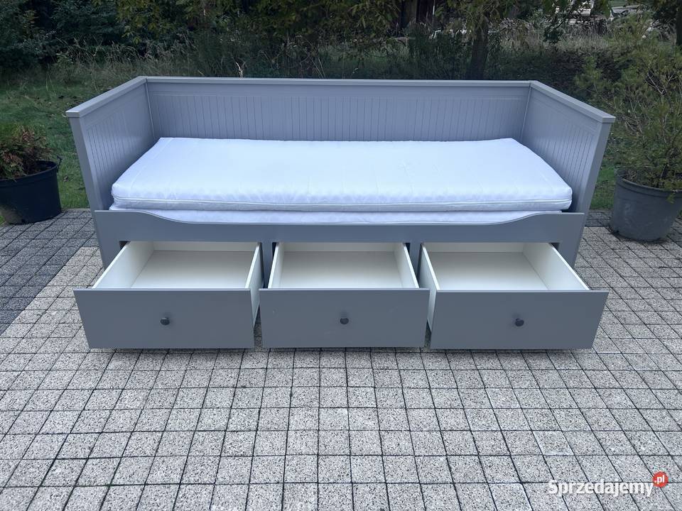 IKEA HEMNES Łóżko Leżanka z 3 szufladami 2