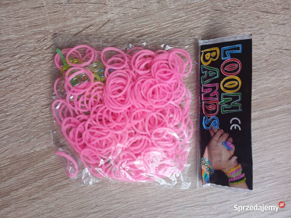 Zestaw Loom Bands gumki łączniki szydełko Chrzanów