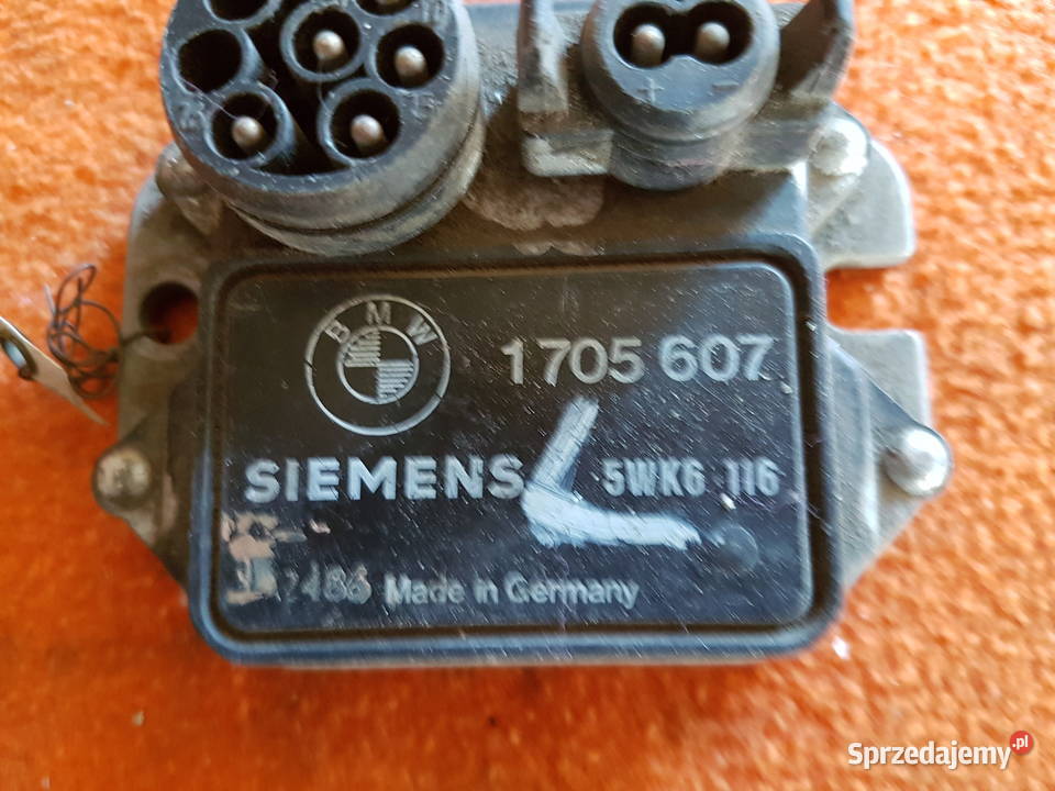 BMW E30 E32 E36 MODUL ZAPLONOWY 1705607 Układ elektryczny silnika wielkopolskie Turkowice