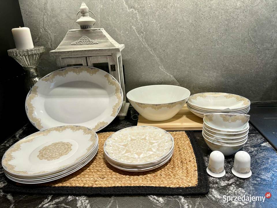 199 Serwis obiadowy 28 elementów Królewski śląskie sprzedam
