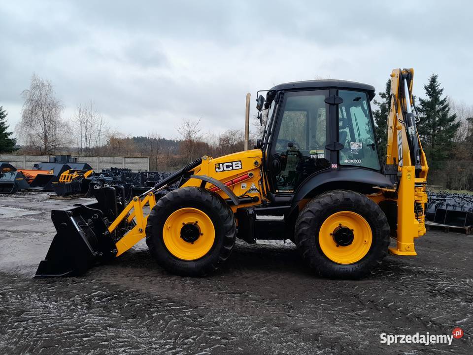 JCB 4CX 2015R JOYSTICK KOPARKOŁADOWARKA 3CX CAT Koparko ładowarki Krotoszyn sprzedam