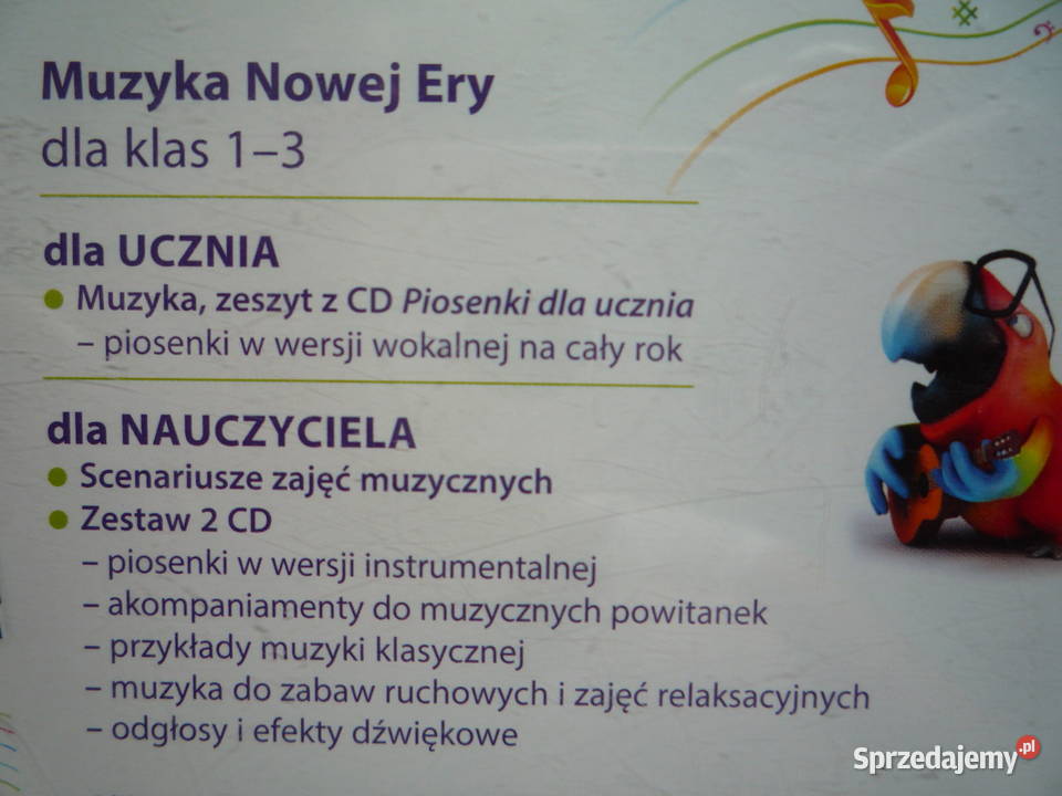 Muzyka Klasa 1 Podręcznik 2 Płyty CD edukacja wczesnoszkolna Szczecin