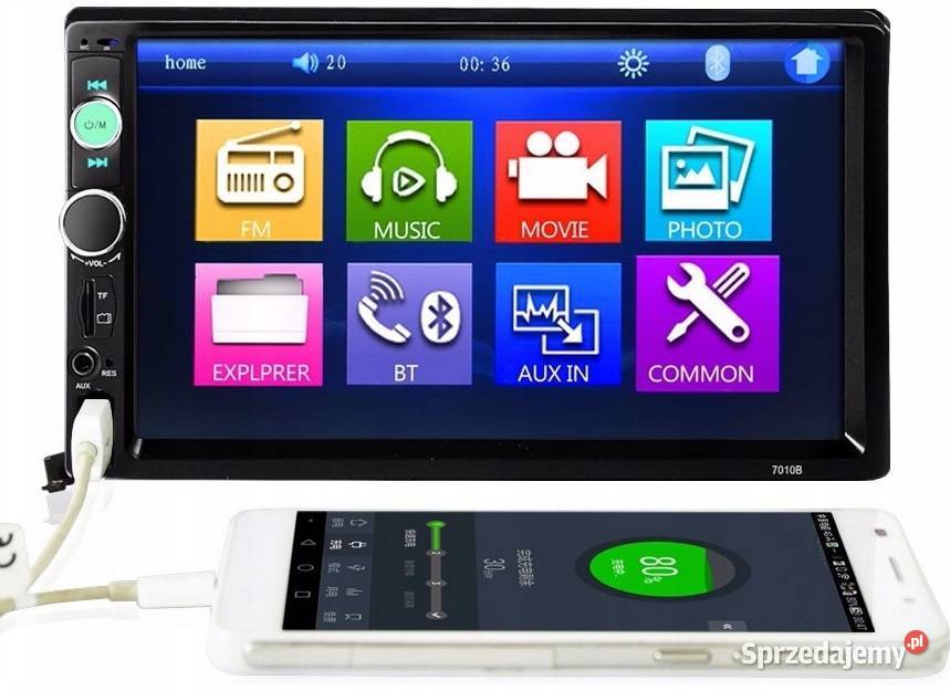 Radio ekran 2 DIN Car audio Szczecin