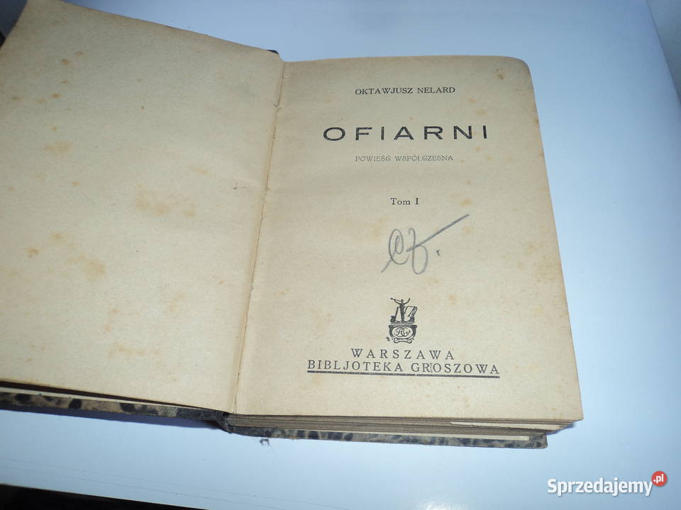 Ofiarni tom 12 Oktawiusz Nerald lata 20ste Antykwariat Nowy Sącz