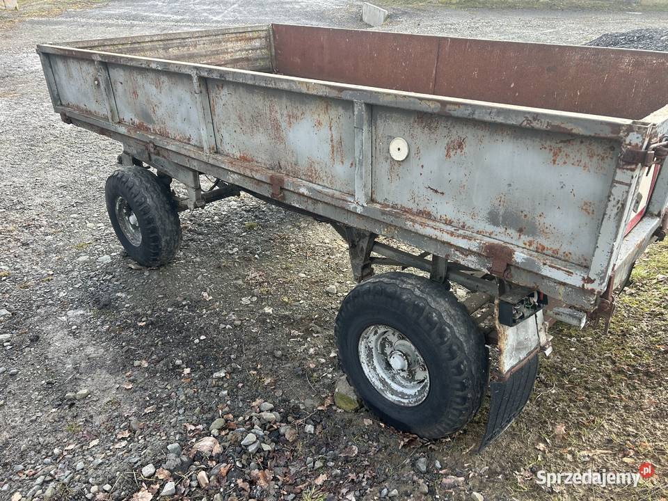 Przyczepa rolnicza Autosan d47 wywrotka tandem Nowy Sącz