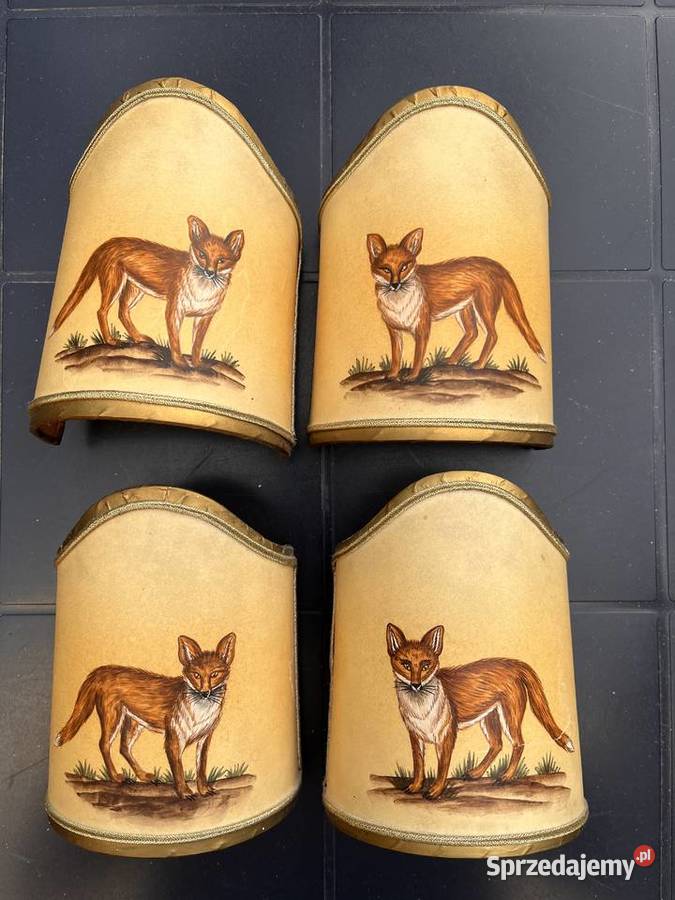 Drewniane kinkiety rzeźbione świeczniki na