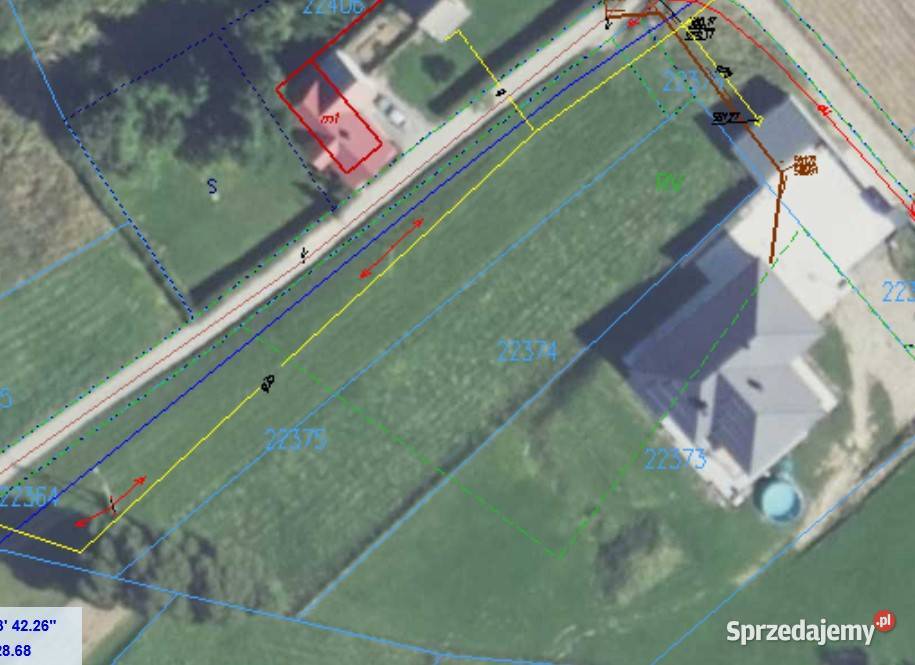 Sprzedam ziałka budowlana Łętownia woj 1200m2 Sprzedaż sprzedam