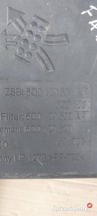 Obudowa filtra powietrza SKODA FABIA 19 TDI Szczecin sprzedam