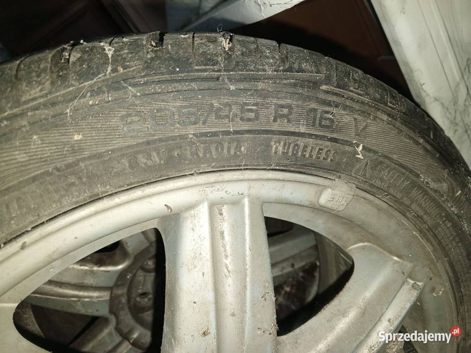 Sprzedam alufelgi z oponami Strzemeszno