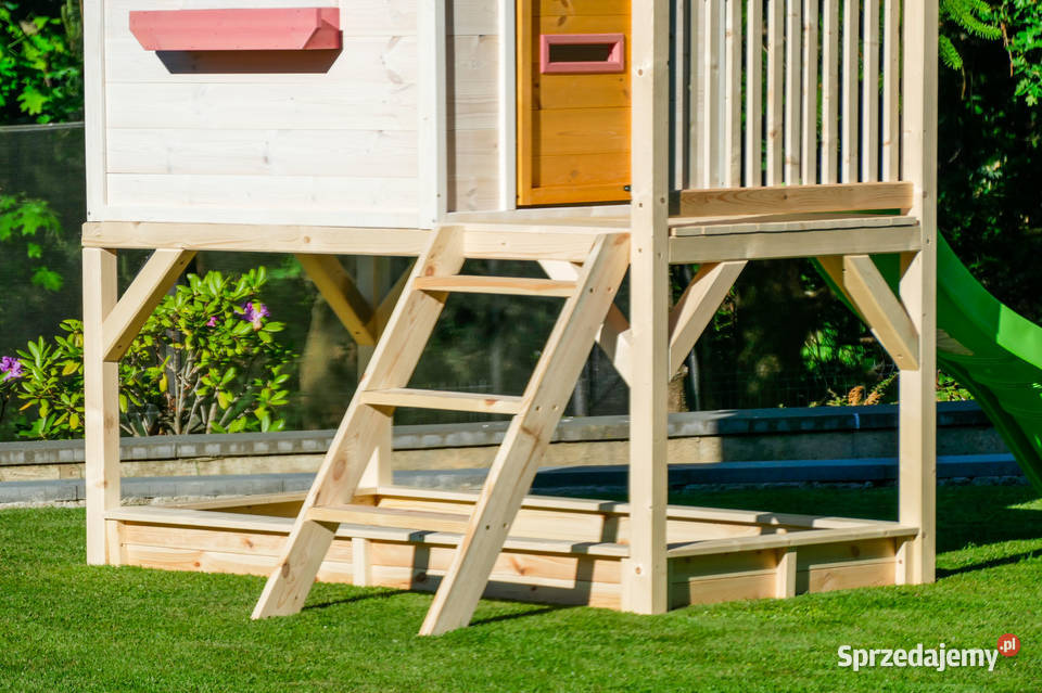 Kolorowy domek ogrodowy dzieci Zabawki Trzemeśnia