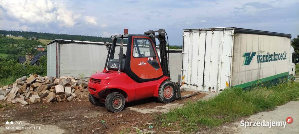 Wózek widłowy Linde H45 udźwig 4500 produkcji Nowy Sącz
