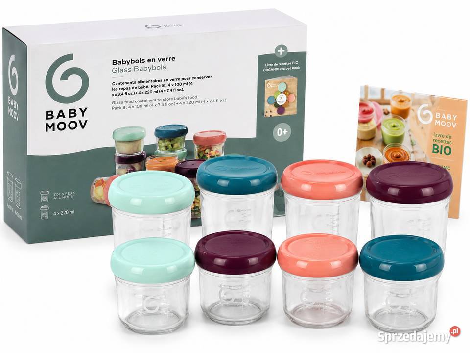 Babymoov szklane pojemniki z wieczkami MULTISET dolnośląskie Głuchów Górny