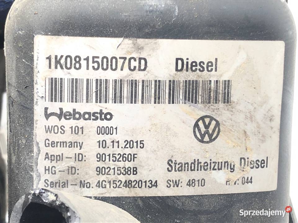 WEBASTO VW TOURAN 1K0815007CD Minivan 20 0310