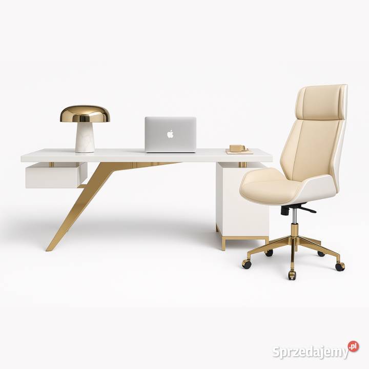 Zestaw mebli biurowych Prima biurko białe