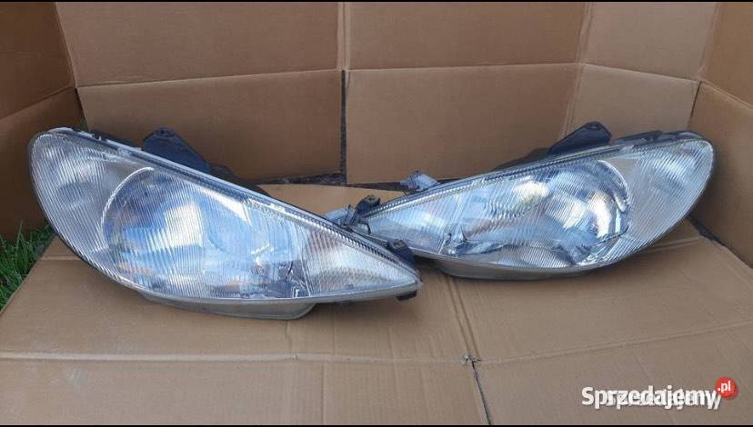 Reflektor lampa przód lewa prawa peugeot 206 oe zachodniopomorskie Szczecin