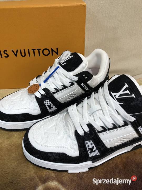 Buty louis vuitton trainer 3646 pudełko skóra mazowieckie