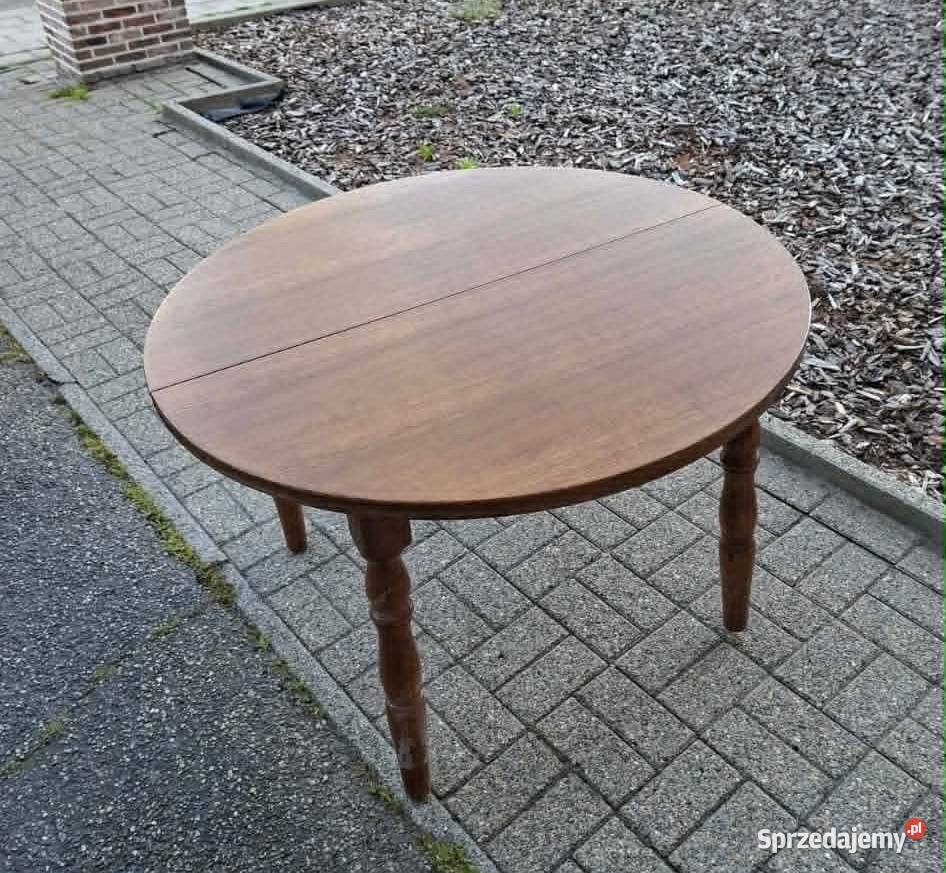 Mebel Antykdrewniany stół wykonany z jednolitego Olsztyn