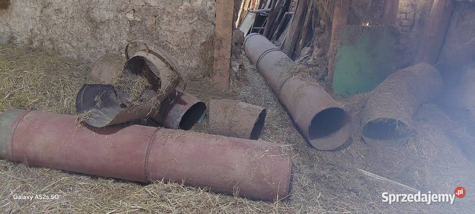 dmuchawa do siana 6 prostych rur i 5 kolanek Zalesie Śląskie sprzedam