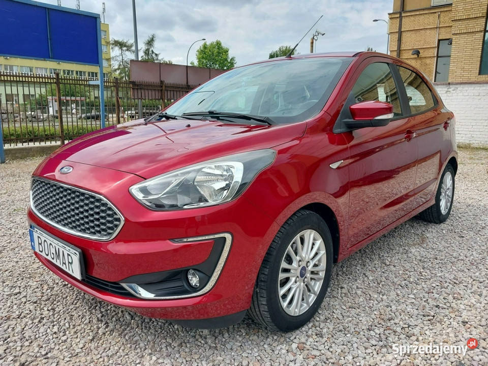 Ford Fiesta SALON pierwszy wł 100 Bezwypadkowy wiśniowy Warszawa