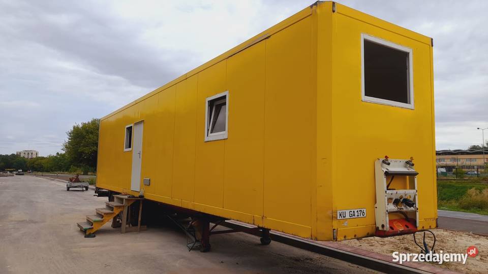 Barakowóz kontener mieszkalny naczepa na Krępiec