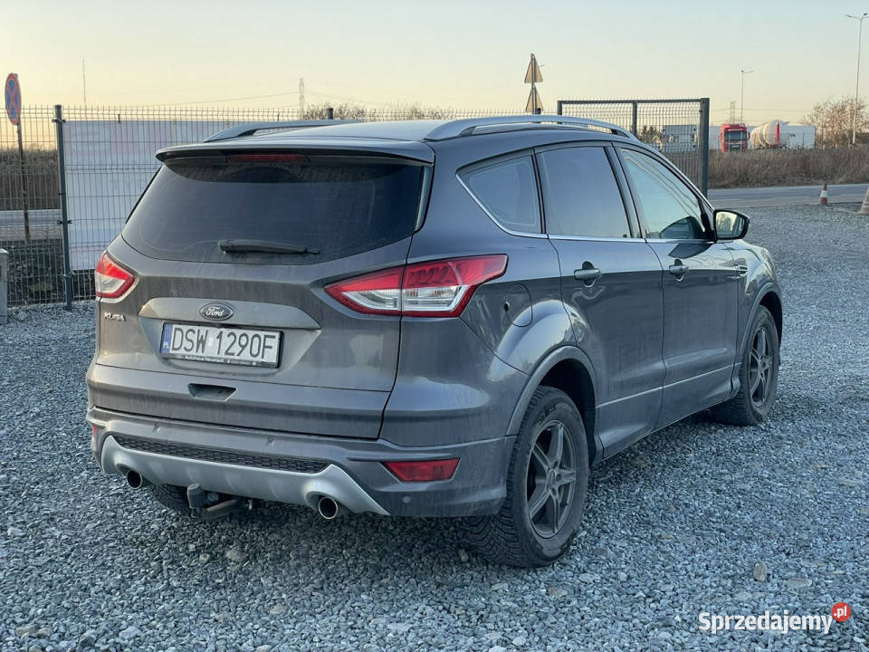 Ford Kuga 20 TDCI 163 4x4 2014r titanium asystent pasa ruchu Wojkowice
