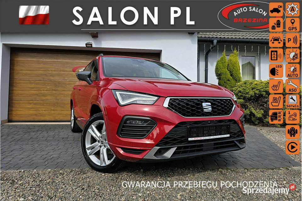 Seat Ateca serwis ASO automat hak 21000km Ateca Rydułtowy sprzedam