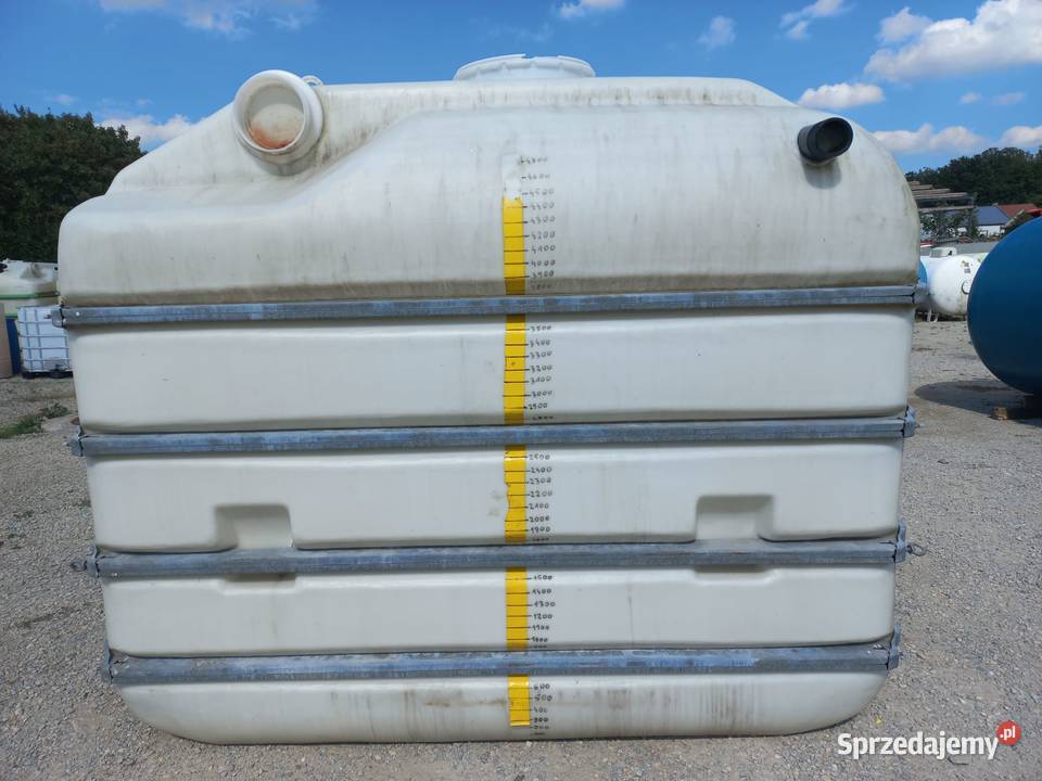 Zbiornik 5000l Duży Właz Przewierty Płuczka Woda