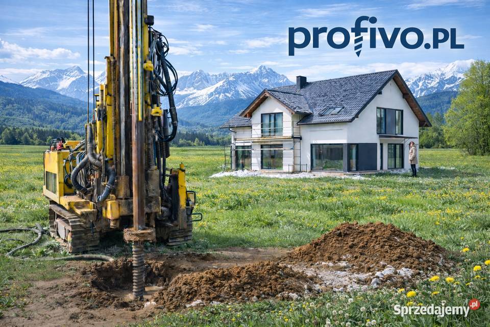 odwierty pod pompę ciepła gruntowa pompa