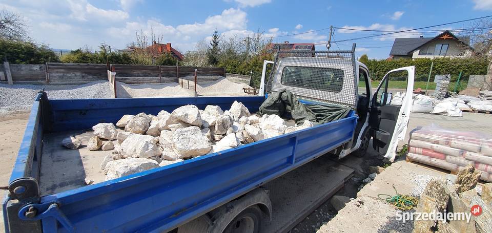 Kamień ogrodowy biały głaz białe głazy 50500 mm Kraków