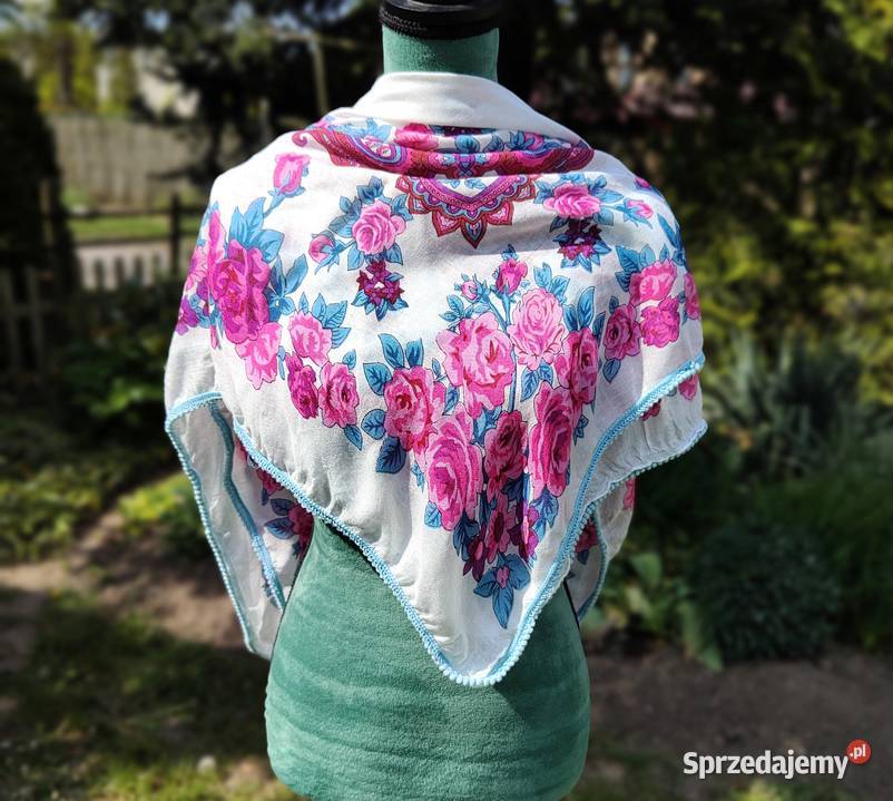 Duża apaszka chustka chusta Atmosphere boho Szczecin
