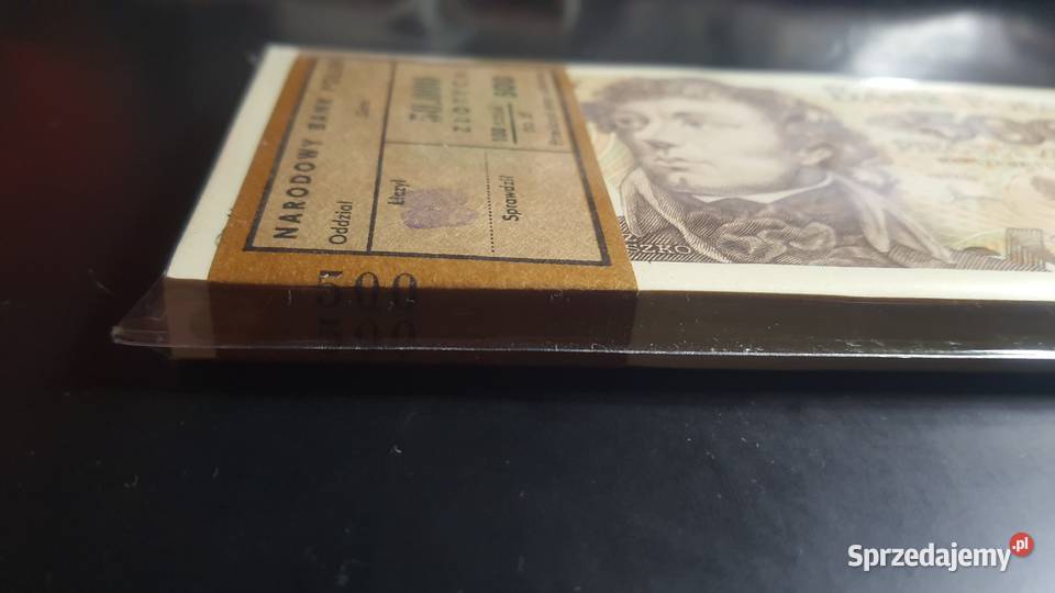 100 x 500 ZŁOTYCH 1982 s CZ PACZKA UNC