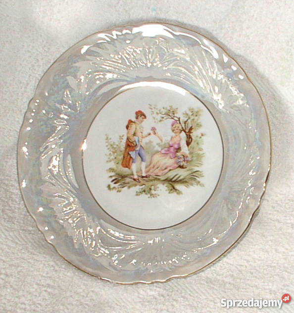 Ozdobny talerz misa Porcelana Bogucice Komplet 2 Porcelana i szkło Imielin