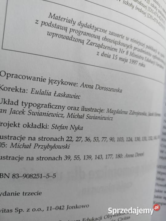 Wychowanie obywatelskie unikaty egzemplarz Warszawa