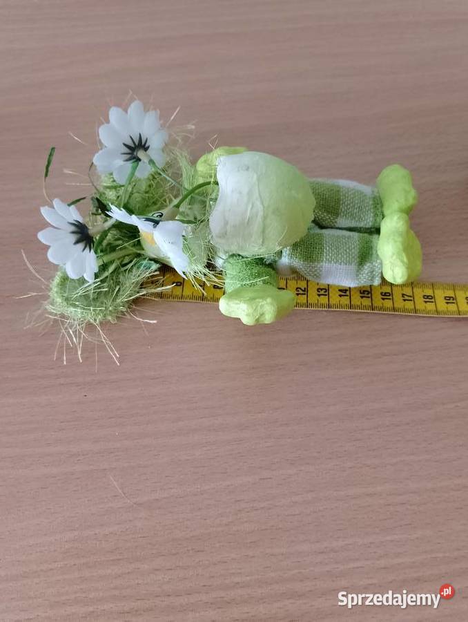 ZAJĄCZEK wielkanocny zając figurka ozdoba Złotniki