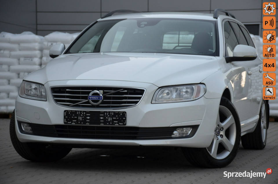 Volvo V70 Białe Zarejestrowane 24D5 185 AWD Lift VAT marża Kutno