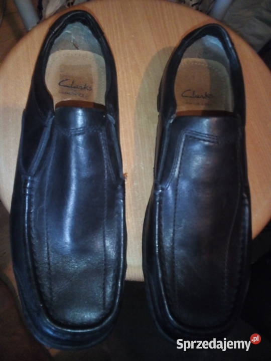 Buty męskie skórzane mokasyny wsuwane firmy Clarks Zebrzydowa