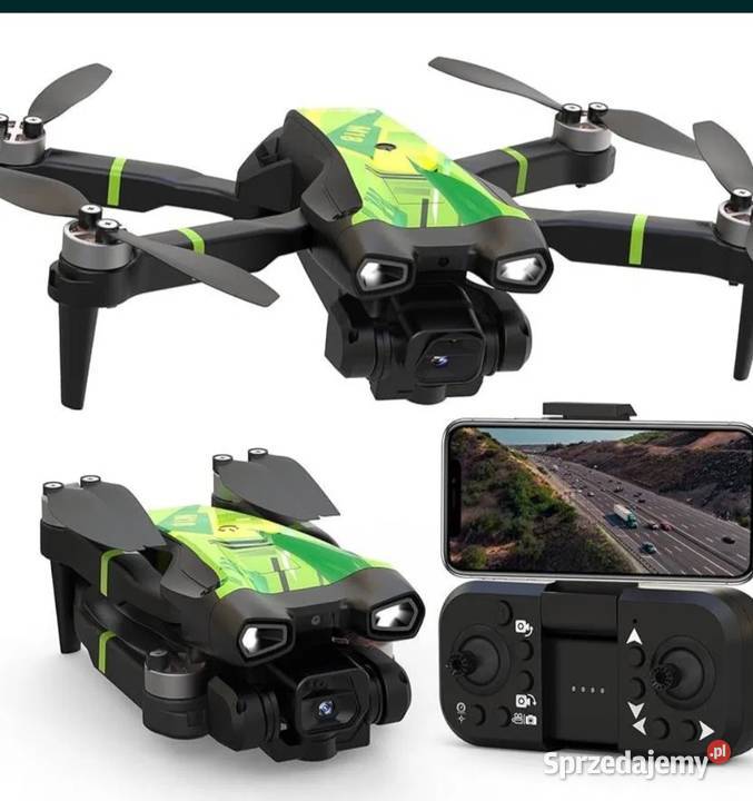 Dron  M18 Brushless Motor Drone 4K czarnozielony Kutno