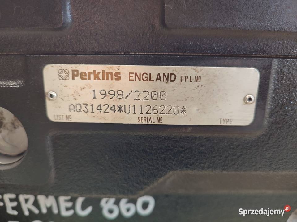 Słupek silnika MASSEY FERGUSON 860 Pozostałe Wilkowo