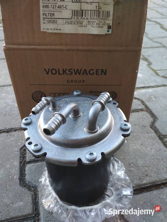 Nowa filtr paliwa obudowa OE Audi Q7 4M0127401C Świdnik