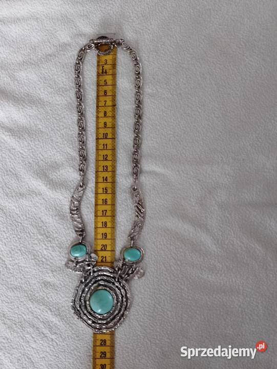 WISIOR metalowy w stylu etnicznym turkusowe Oborniki