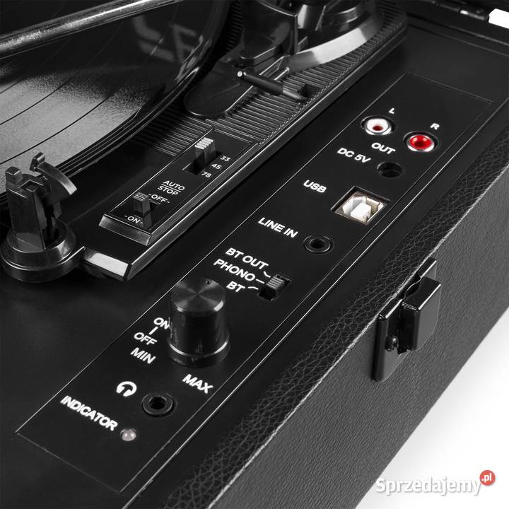Gramofon w walizce z wbudowanymi głośnikami Poznań