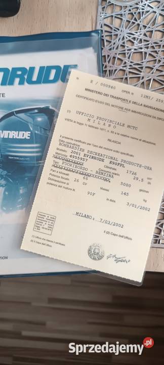 Evinrude 90ficht ram Paniówki