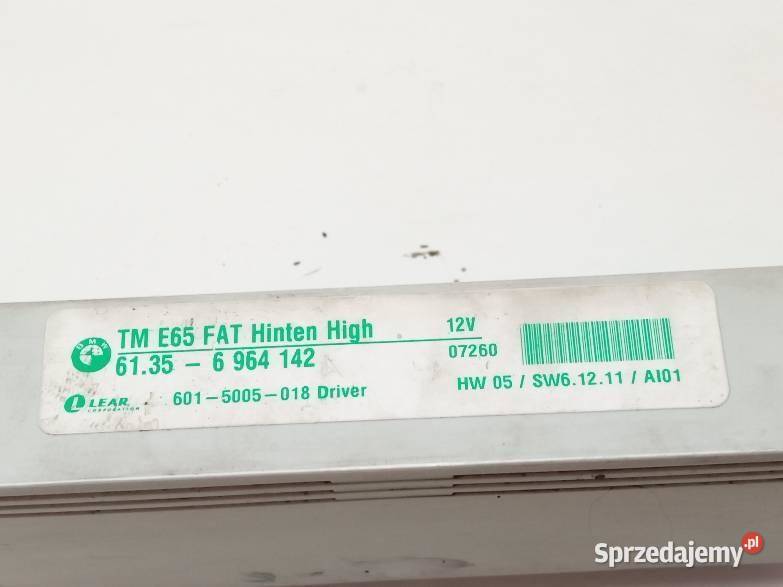 MODUŁ DRZWI LEWY TYŁ 6964142 Bmw Seria 7 IV Komputery