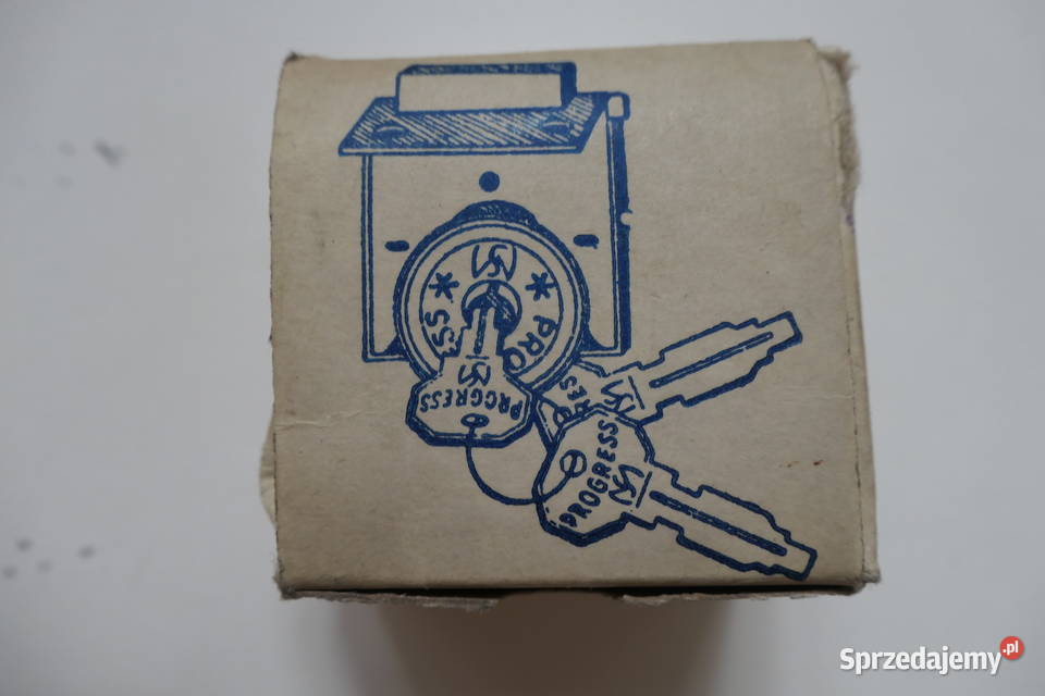 Zamek biurkowy szafkowy Progress z czasów PRL dolnośląskie Wrocław