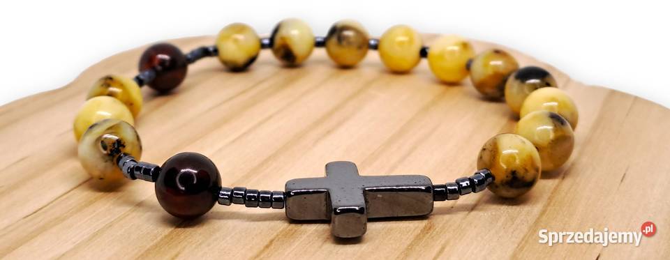 Bransoletka różaniec dziesiątka różańca z