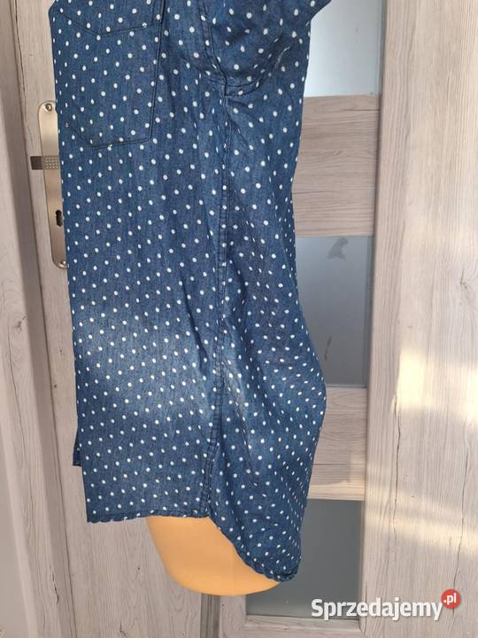 L Bluzka koszulowa kropki Braniewo