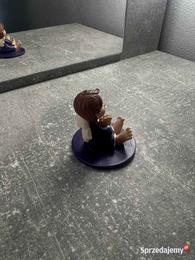 Figurka figura anioł aniołek fioletowy Jasło